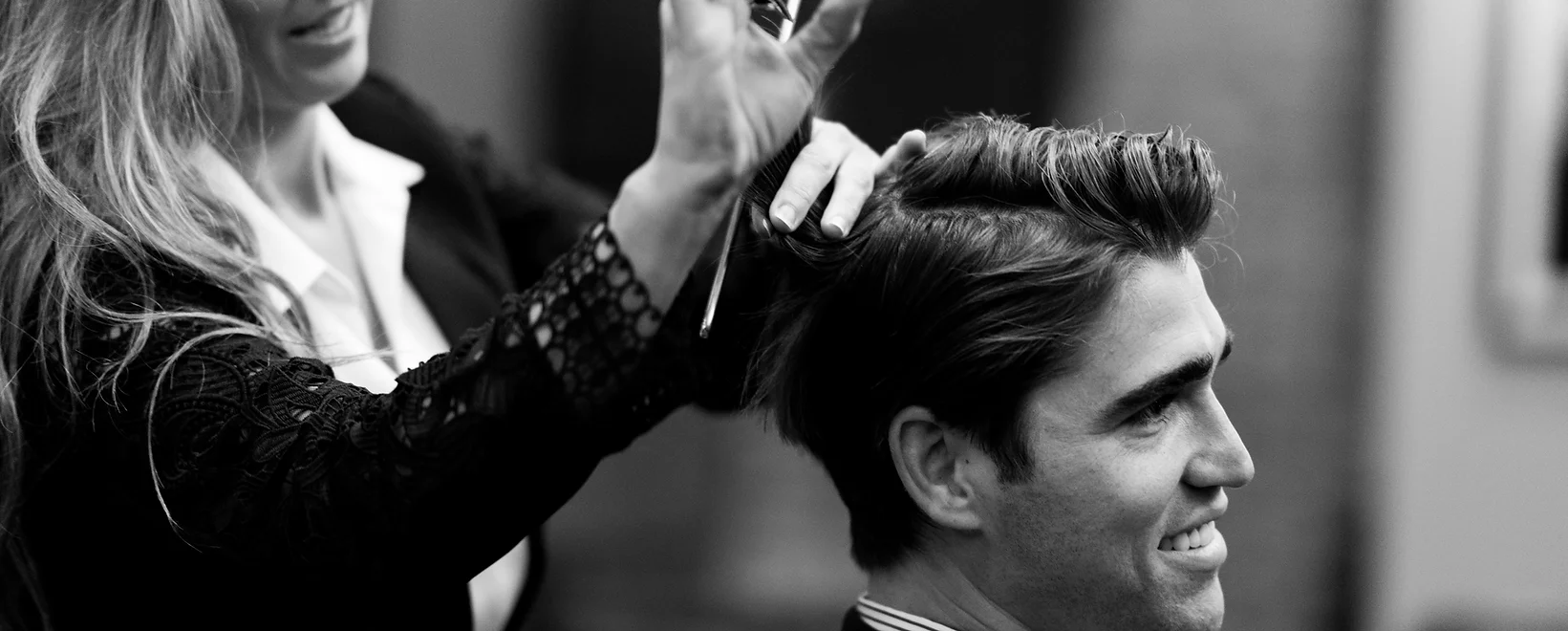 Expert Haircutting In Men's Grooming Lounge - Emerson Joseph